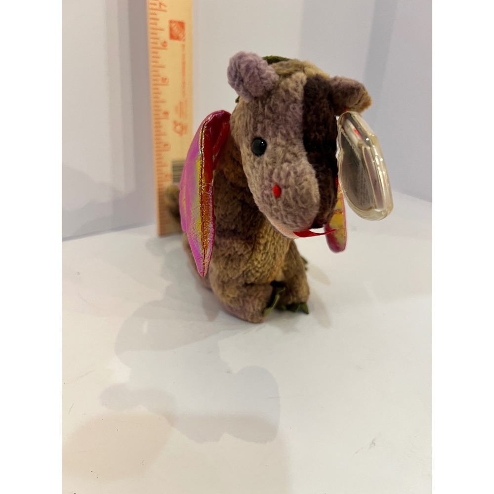 TY Beanie Baby - SCORCH the Dragon  (7 Inch) NEW MWMTs Plush Stuffed Animal Toy